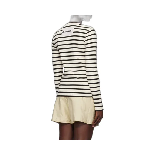 Jil Sander+ Striped Long-Sleeved T-Shirt