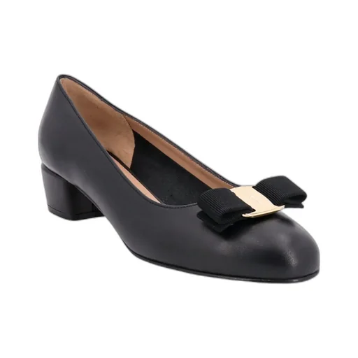 Salvatore Ferragamo With Heel Black
