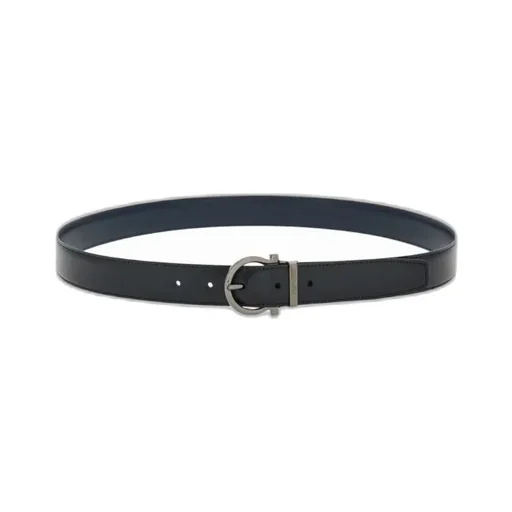 Salvatore Ferragamo Gancini Buckled Reversible Belt