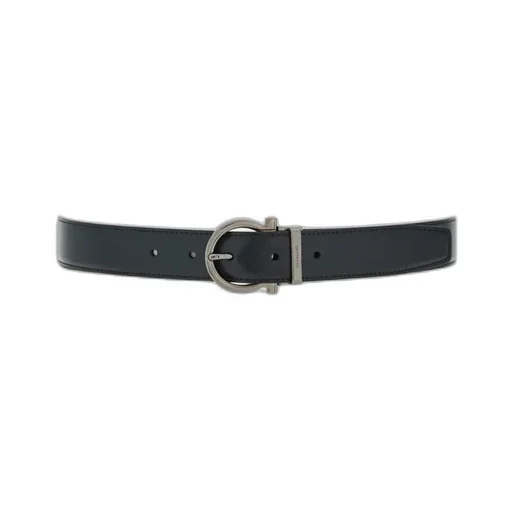 Salvatore Ferragamo Gancini Buckled Reversible Belt