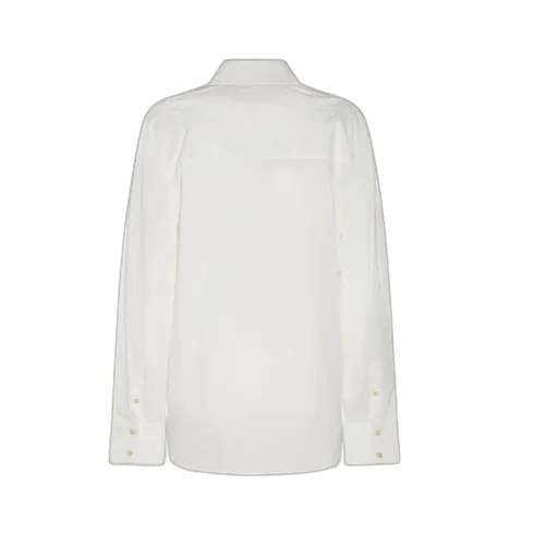 Khaite Minta Curved Hem Shirt