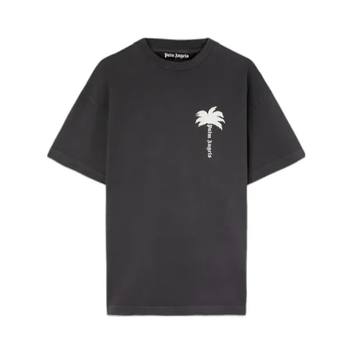 Palm Angels Palm Tree Printed Crewneck T-Shirt