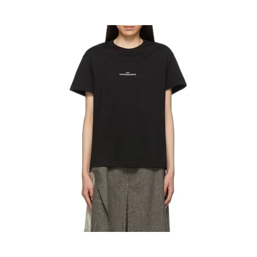 Maison Margiela Logo Embroidered Crewneck T-Shirt