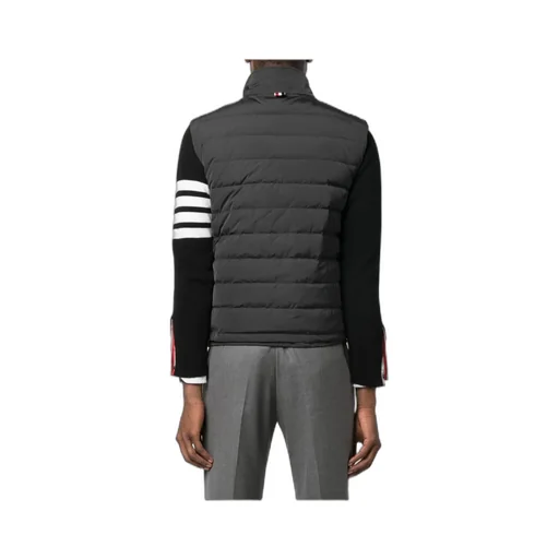 Thom Browne 4-Bar Motif Zipped Gilet