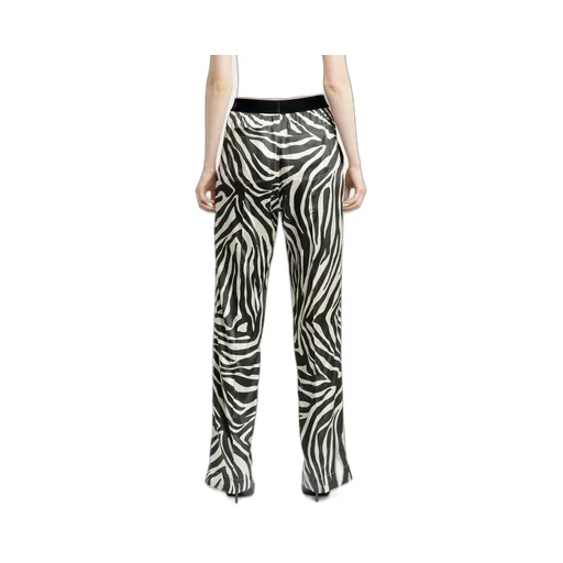Tom Ford Zebra-Print Logo Waistband Trousers