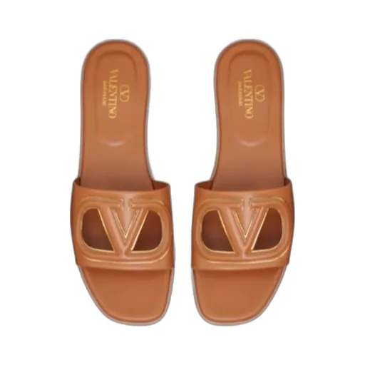 Valentino Vlogo Signature Slip-On Slides