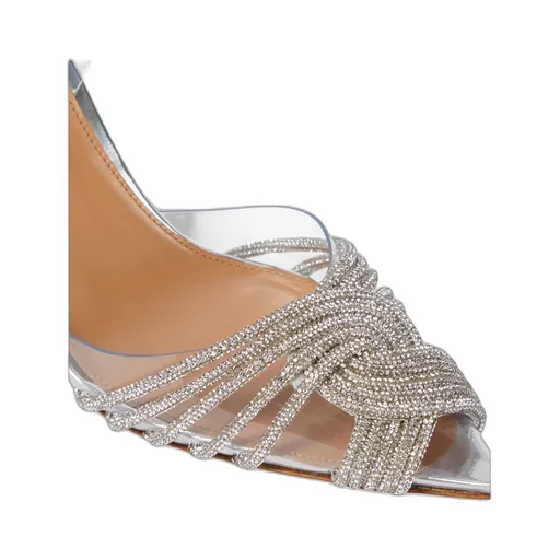 Aquazzura Gatsby Embellished Slingback Pumps