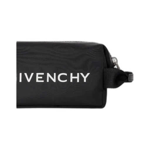 Givenchy Logo Printed G-Zip Toilet Pouch