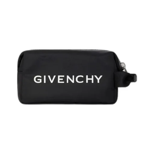 Givenchy Logo Printed G-Zip Toilet Pouch