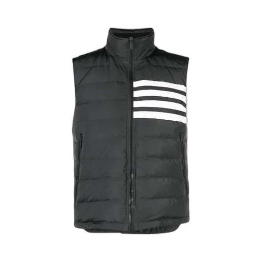Thom Browne 4-Bar Motif Zipped Gilet