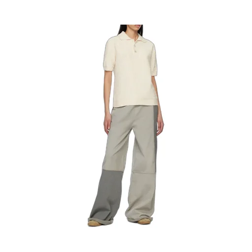 Maison Margiela Short-Sleeved Knitted Polo-Shirt