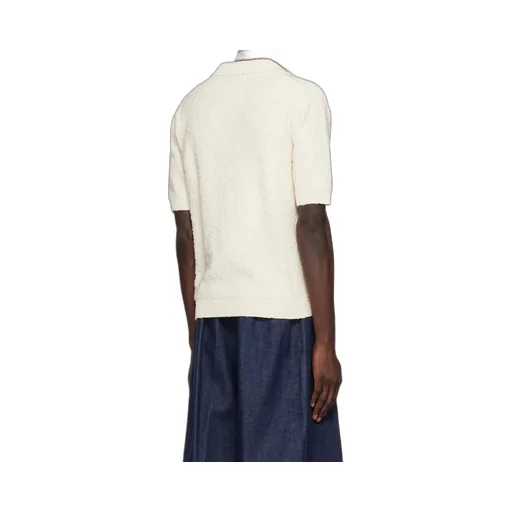 Maison Margiela Short-Sleeved Knitted Polo-Shirt