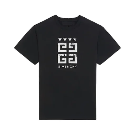 Givenchy Faded 4G Logo Printed Slim Fit T-Shirt