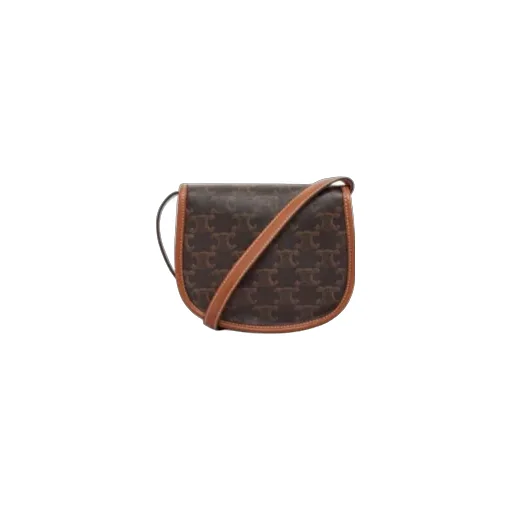 Mini Besace In Triomphe Canvas And Calfskin