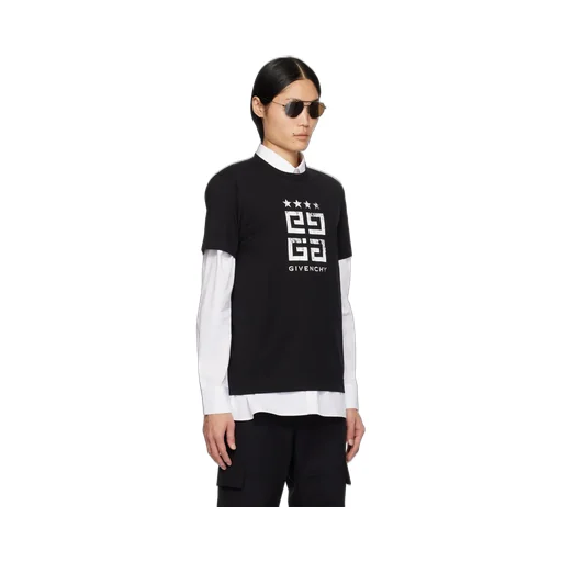 Givenchy Faded 4G Logo Printed Slim Fit T-Shirt