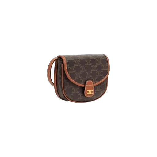 Mini Besace In Triomphe Canvas And Calfskin