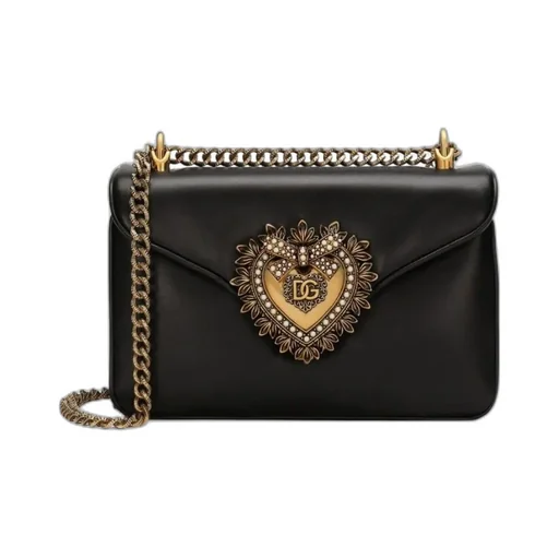 Dolce & Gabbana Devotion Foldover Top Shoulder Bag