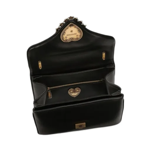 Dolce & Gabbana Devotion Foldover Top Shoulder Bag