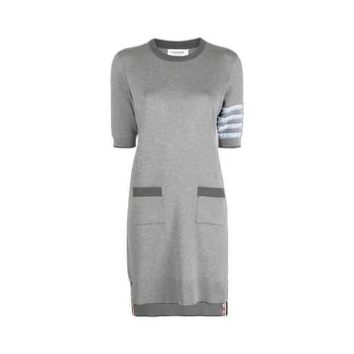 Thom Browne 4-Bar Stripe Crewneck Mini Dress