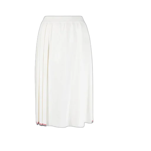 Rwb-Stripe Pleated Wrap Skirt