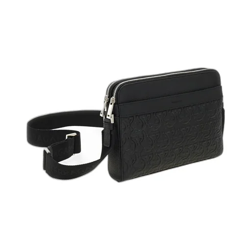 Logo Embossed Shoulder Bag