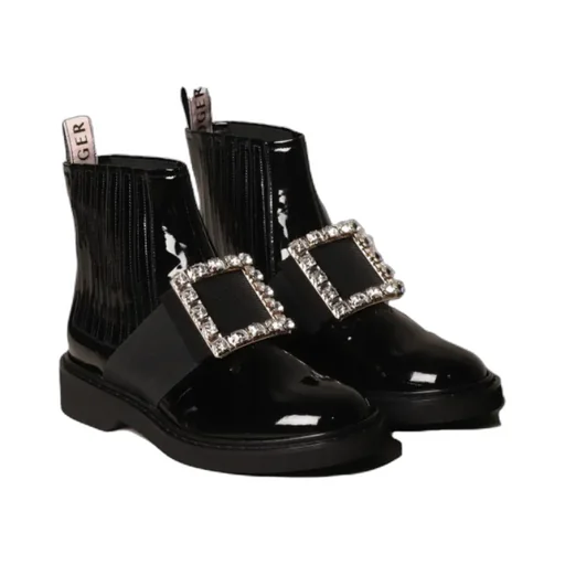 Roger Vivier Buckle Detailed Chelsea Boots