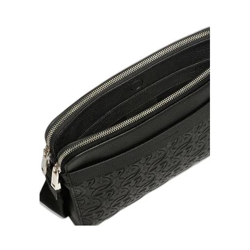 Logo Embossed Shoulder Bag