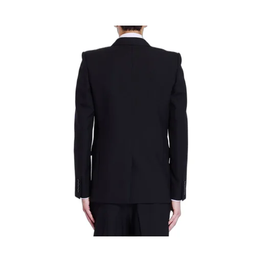 Saint Laurent Double-Breasted Long-Sleeved Jacket