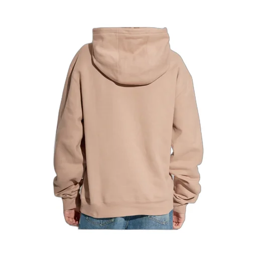 Saint Laurent Logo Patch Drawstring Hoodie