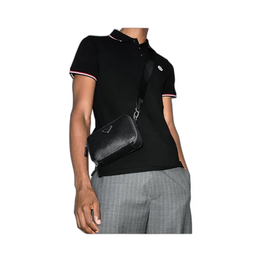 Moncler Logo Patch Short-Sleeved Polo Shirt