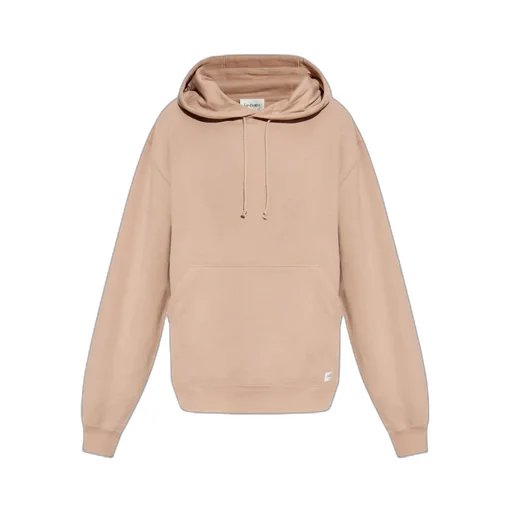Saint Laurent Logo Patch Drawstring Hoodie