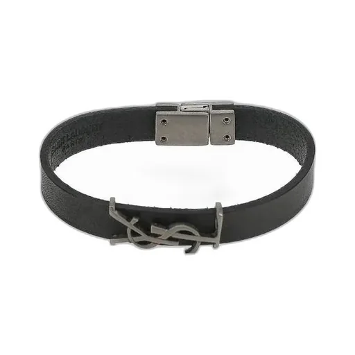 Saint Laurent Logo Plaque Bracelet