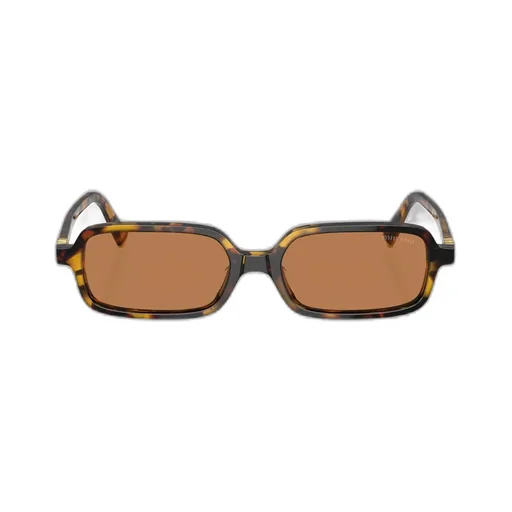 Tortoiseshell Rectangle-Frame Sunglasses