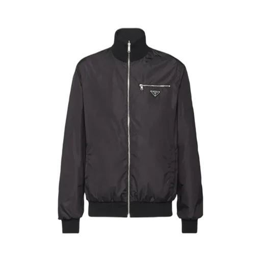 Prada Logo Plaque Reversible Jacket