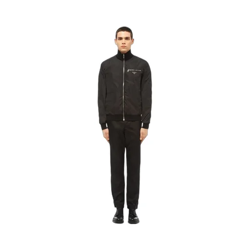 Prada Logo Plaque Reversible Jacket