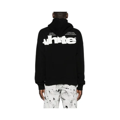 Off-White Shared Logo Drawstring Hoodie