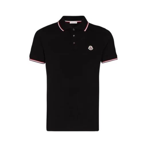 Moncler Logo Patch Short-Sleeved Polo Shirt