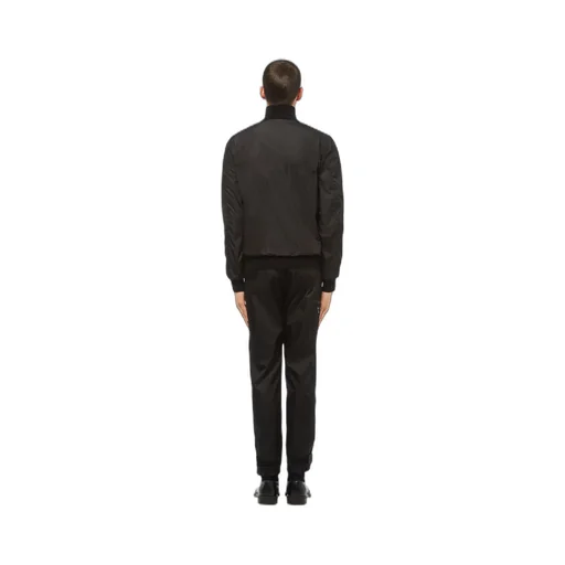 Prada Logo Plaque Reversible Jacket