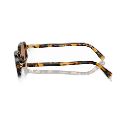 Tortoiseshell Rectangle-Frame Sunglasses