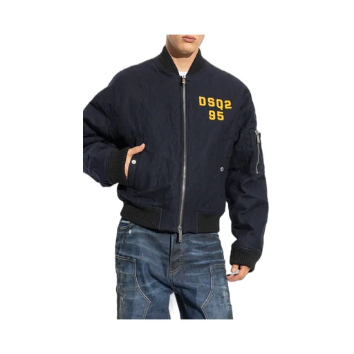 Dsquared2 Logo Patch Zipped Jacket