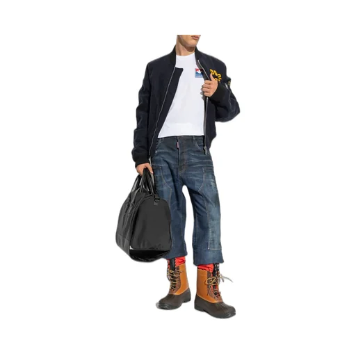Dsquared2 Logo Patch Zipped Jacket