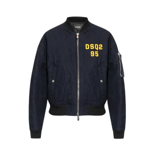 Dsquared2 Logo Patch Zipped Jacket