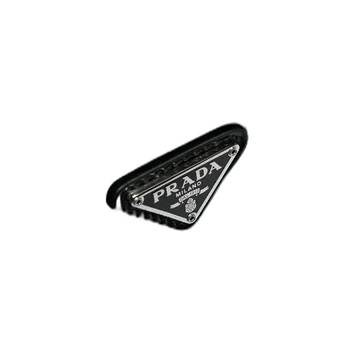 Prada Cleo Logo Plaque Shoulder Bag