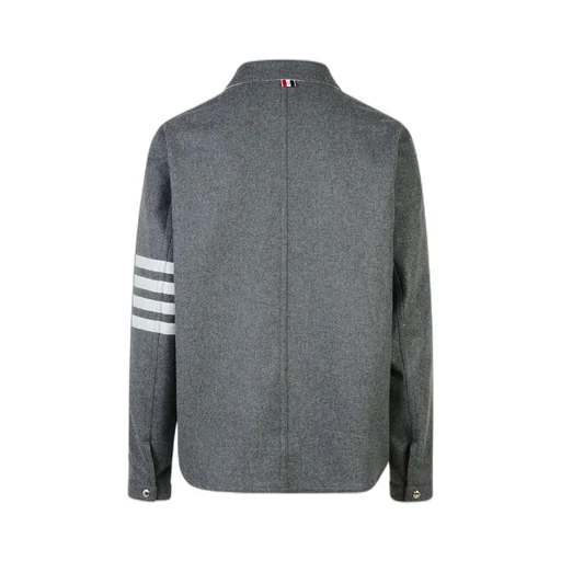 Thom Browne Stripe Detailed Buttoned Jacket