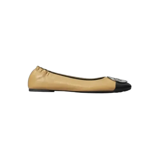 Tory Burch Claire Cap-Toe Ballet Flats