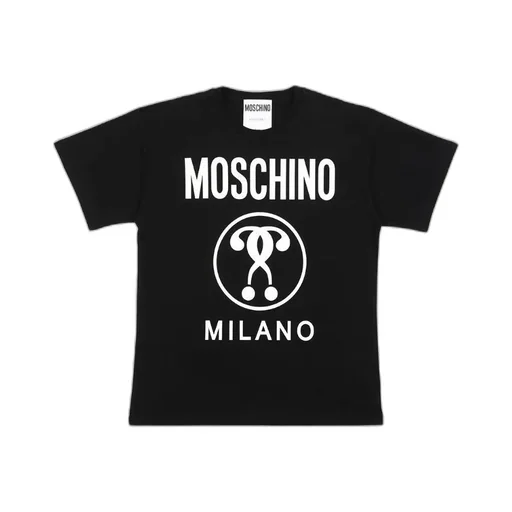 Question Mark Logo Printed T-Shirt