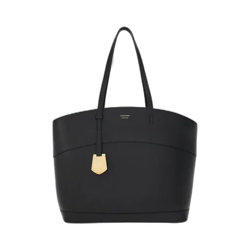 Salvatore Ferragamo Charming Logo Printed Top Handle Bag