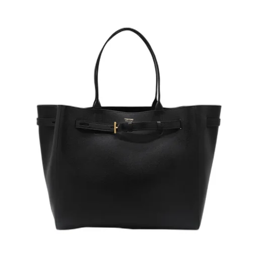 Tom Ford Logo Embossed Maxi Tote Bag