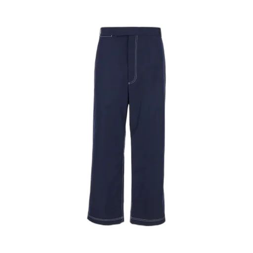 Thom Browne Mid-Rise Straight-Leg Tailored Trousers