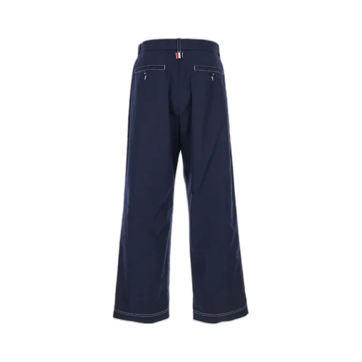 Thom Browne Mid-Rise Straight-Leg Tailored Trousers